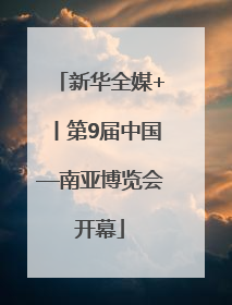 新华全媒+丨第9届中国—南亚博览会开幕